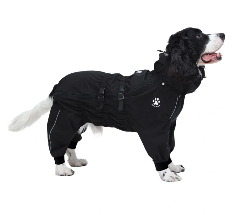 Waterproof Dog Raincoat with Removable Visor Hood thumbnail 5