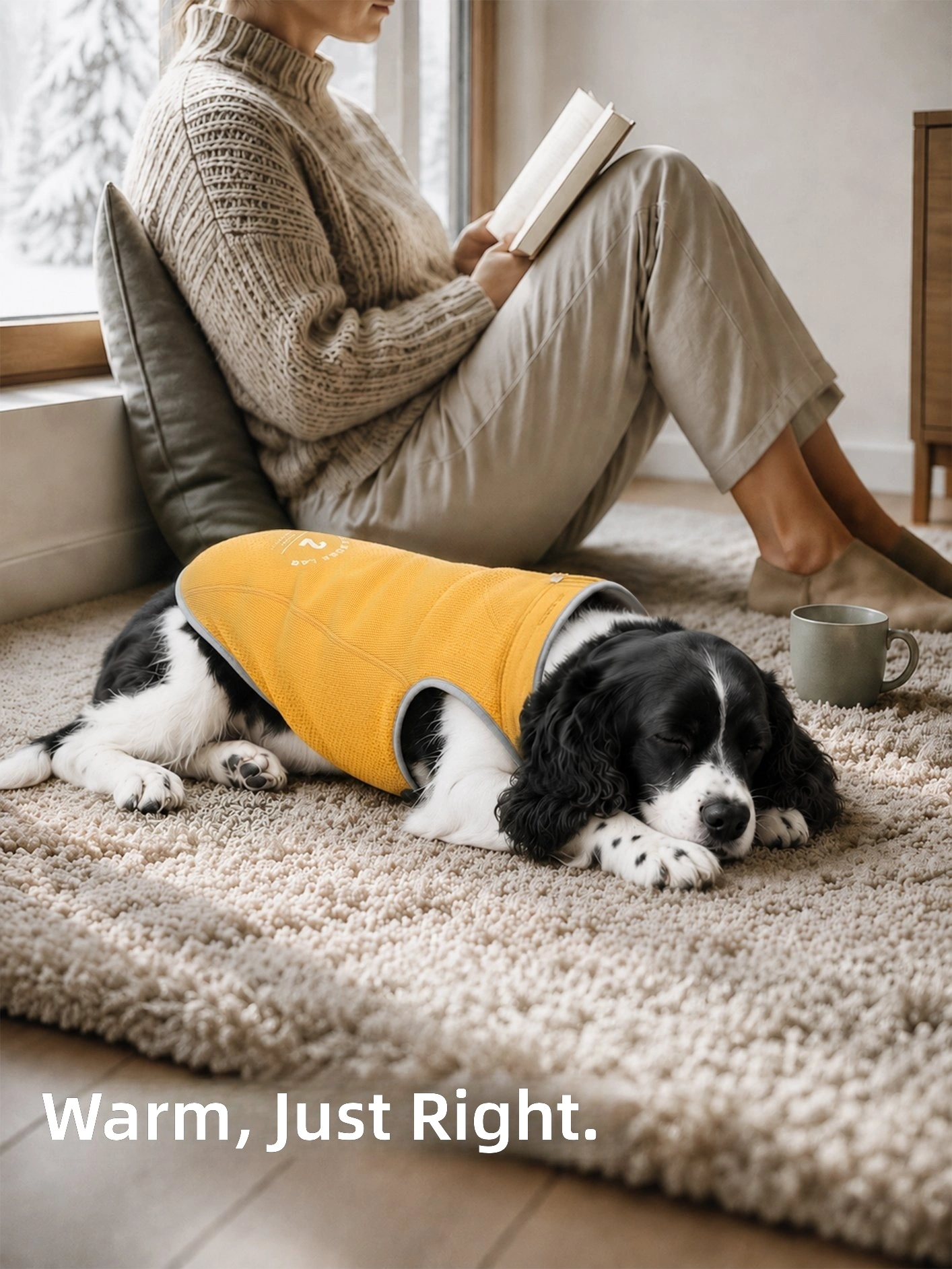Anti-Static Fleece Dog Vest – Winter Warmth thumbnail 2